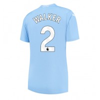 Echipament fotbal Manchester City Kyle Walker #2 Tricou Acasa 2023-24 pentru femei maneca scurta